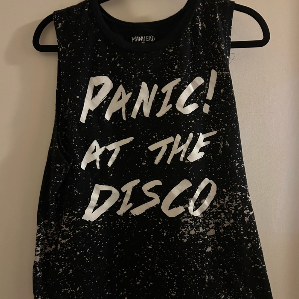 Hot Topic size large Panic at the Disco! lightly worn band tank